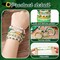Stackable Beaded Stretch Bracelet Vinyl Polymer Clay Surfer Heishi Bracelets with Lucky Letters